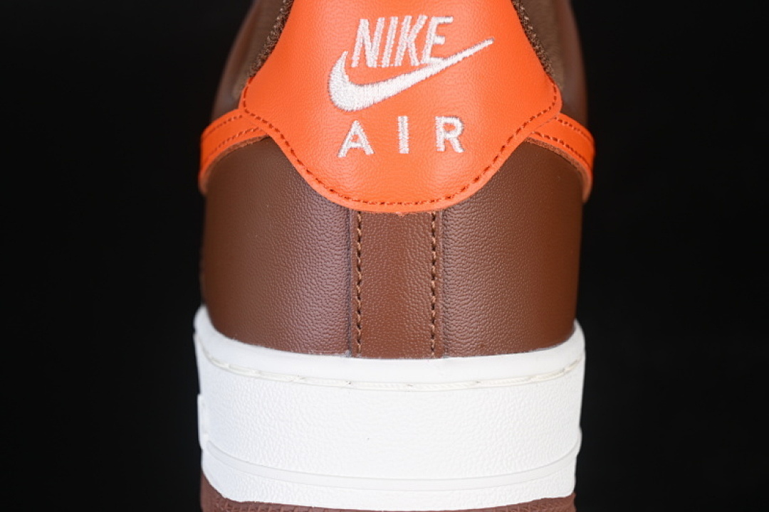Nike [IO7545-221]-[AIR FORCE 1 07 LOW CASUAL SNEAKERS ORANGE/BROWN]-[WOMAN:35.5-39]-[MAN:40-45] - Image 6