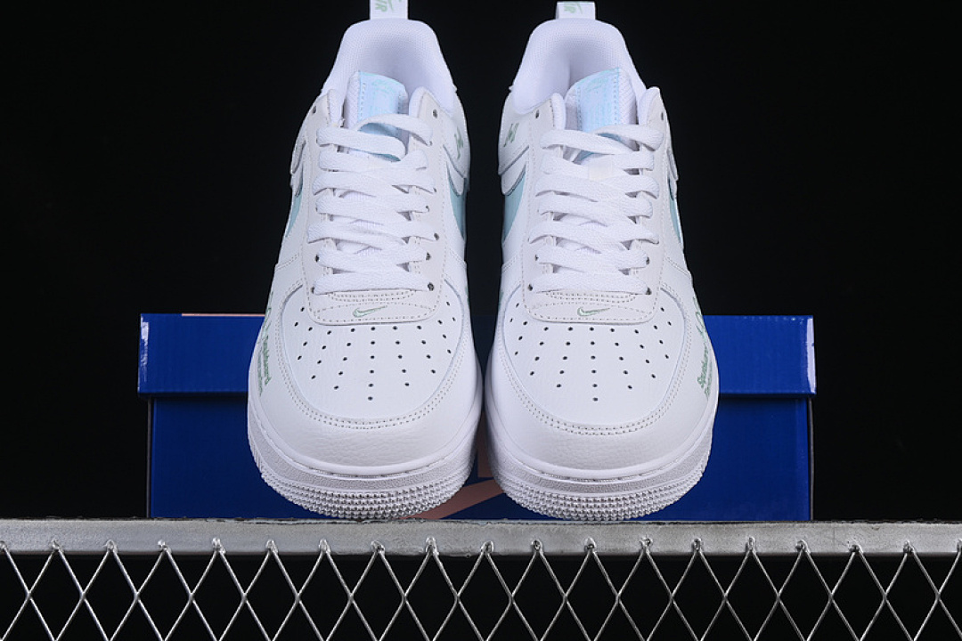 Nike [FB8971-060]-[AIR FORCE 1 07 LOW OCTOPUS BROTHER WHITE/BLUE/GREEN]-[WOMAN:36-39]-[MAN:40-45] - Image 13