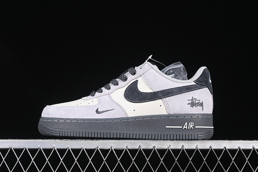 Nike [XZ6188-196]-[AIR FORCE 1 07 LOW WHITE/GREY/BLACK]-[WOMAN:36-39]-[MAN:40-45] - Image 2