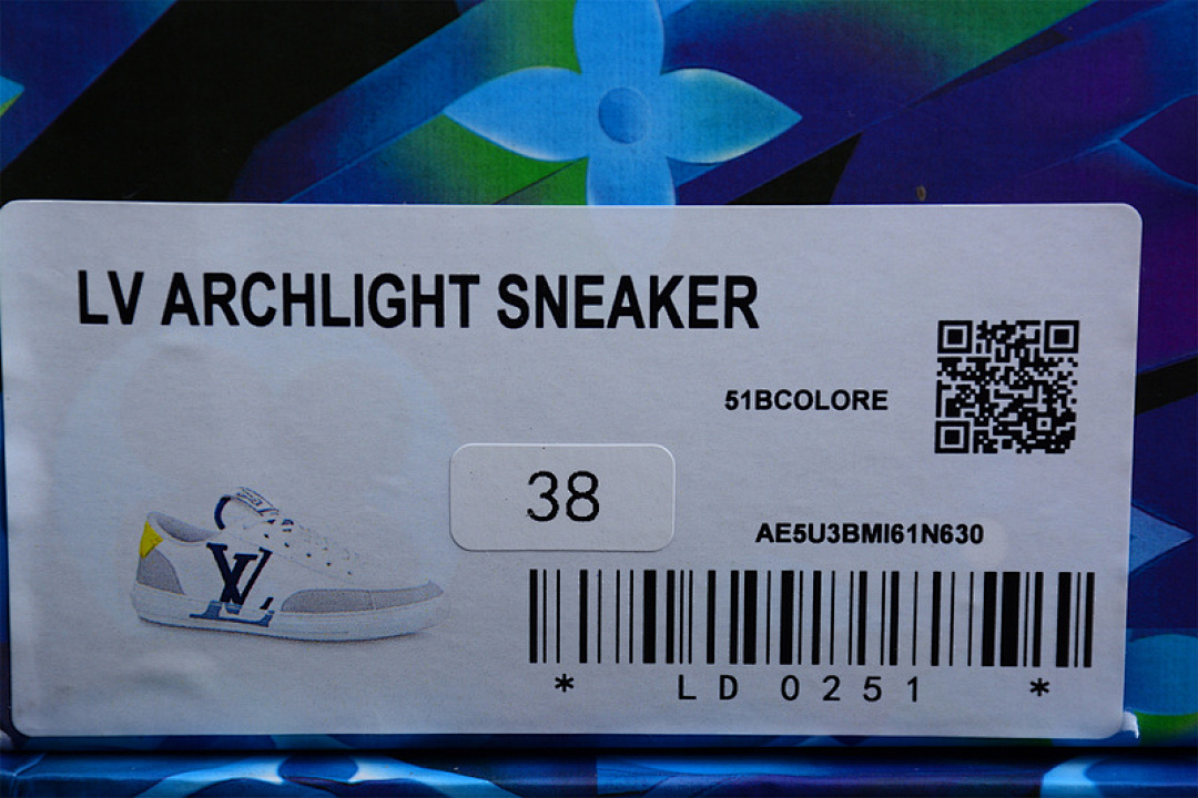 Chanel [L*V ARCHLIGHT SNEAKER WHITE/GREY/BLACK/DARK BLUE]-[WOMAN:35-39]-[MAN:40-45] - Image 2