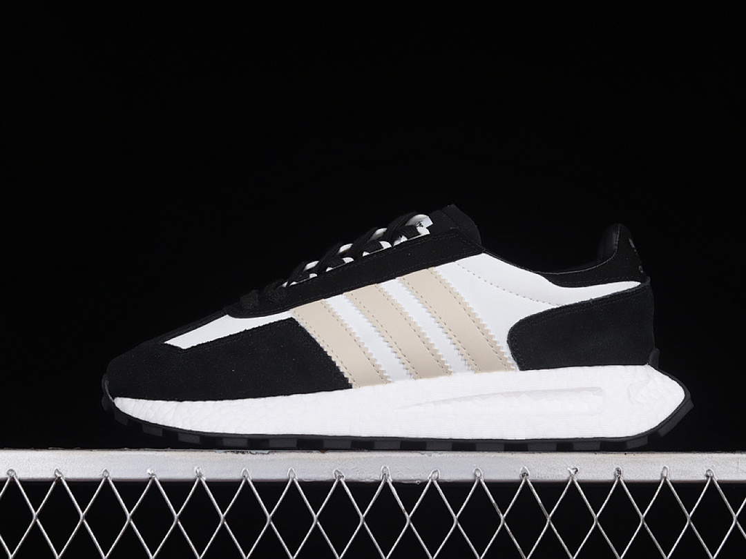 Unbranded [IE1937]-[RETROPY E5 SHOES CORE BLACK/CLOUD WHITE/LIGHT KHAKI]-[WOMAN:36-39]-[MAN:40-45], photo 1
