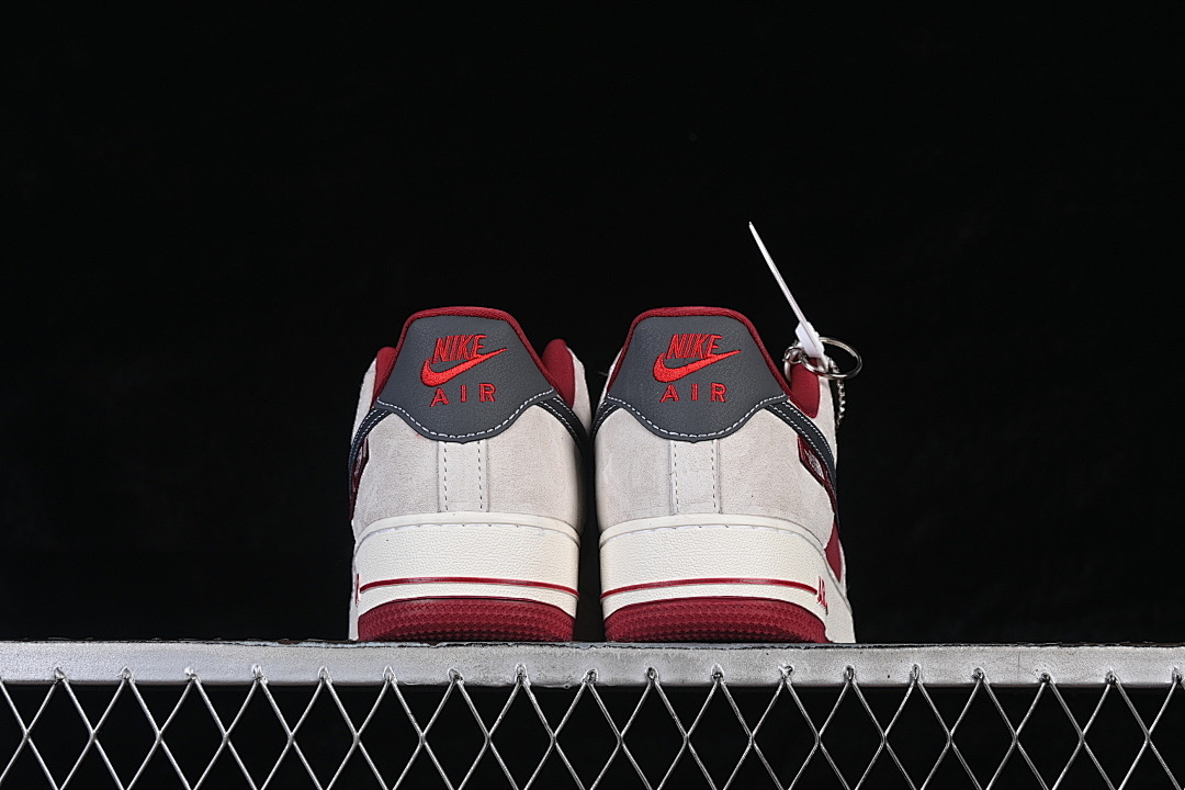 Nike [SY1388-014]-[AIR FORCE 1 07 LOW WHITE/WINE RED/GREY]-[WOMAN:36-39]-[MAN:40-45] - Image 14