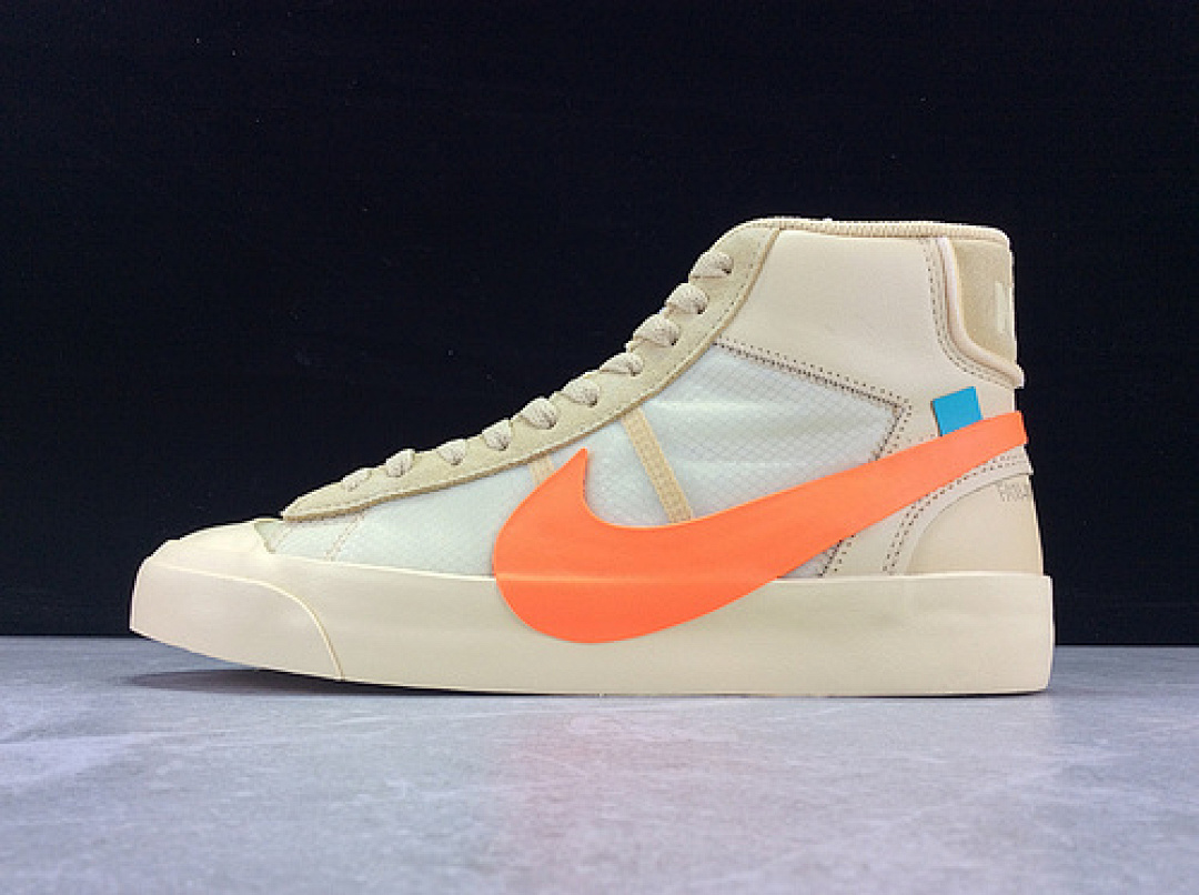 Off-White [AA3832-700]-[BLAZER MID X OWALL HALLOW'S EVE CANVAS/TOTAL ORANGE-PALE VANILLA-BLACK], photo 1