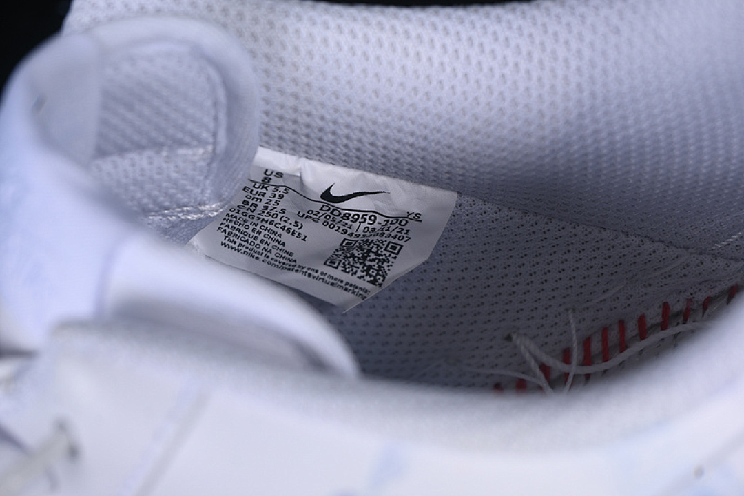 Nike [DD8959-100]-[AIR FORCE 1 07 LOW WHITE/BLUE/RED/GREY]-[WOMAN:36-39]-[MAN:40-45] - Image 6