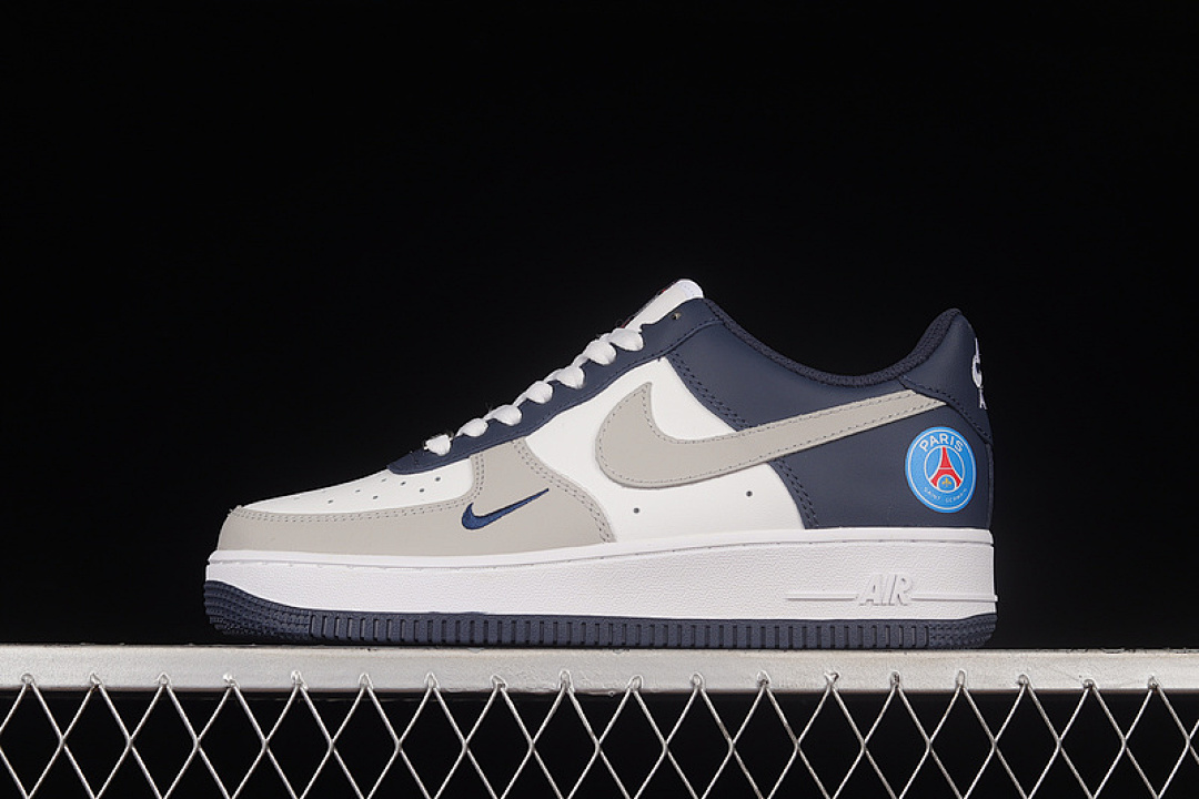 Nike [BS8872-055]-[AIR FORCE 1 LOW 07 LIGHT GREY/DARK BLUE-WHITE]-[WOMAN:36-39]-[MAN:40-45], photo 1