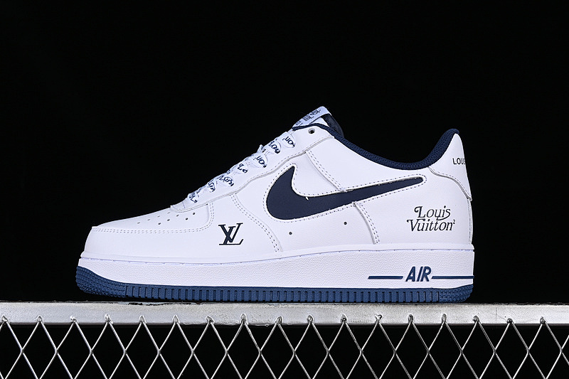 Nike Nike LOUIS VUITTON AIR FORCE 1 07 LOW WHITE/BLUE · LV1898-831, photo 1
