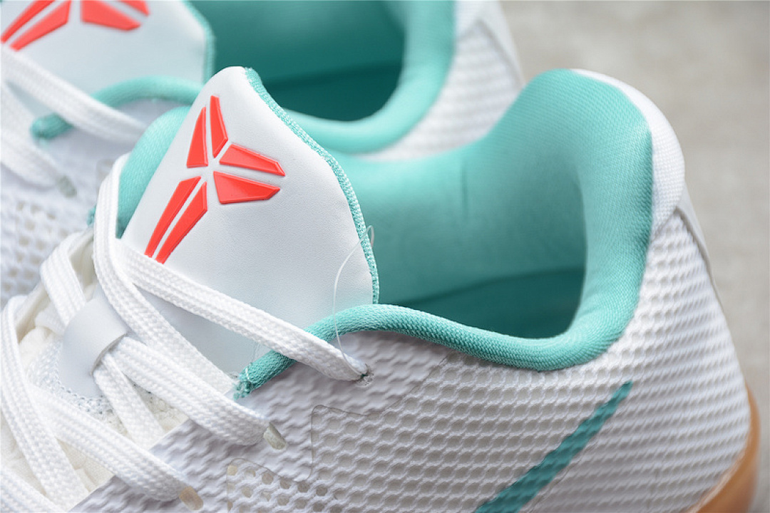 Nike [836183-103]-[KOBE 11 SUMMER WHITE/WASHED TEAL-BRIGHT CRIMSON]-[MAN:40-46] - Image 8