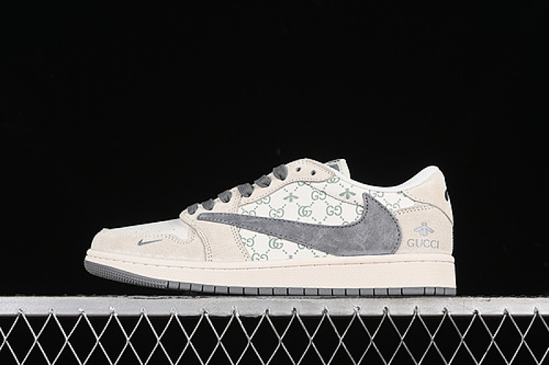 Jordan TRAVIS SCOTT X FRAGMENT DESIGN AIR Jordan 1 LOW OG SP WHITE/GREN · SJ2068-107, photo 1