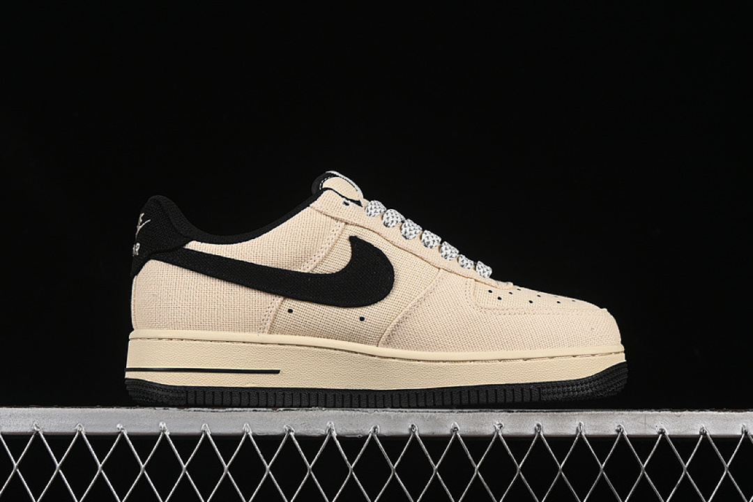 Nike [XX3168-153]-[AIR FORCE 1 07 LOW GREY/BEIGE/BLACK]-[WOMAN:36-39]-[MAN:40-45] - Image 16
