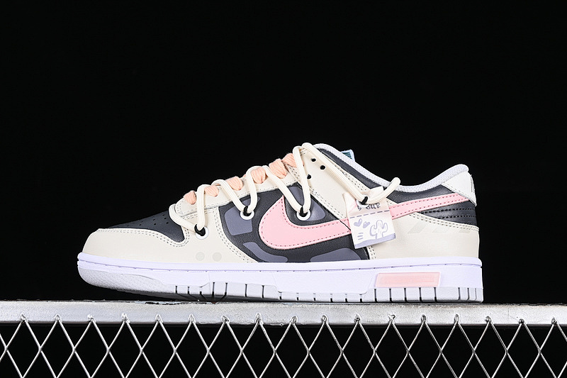 Nike DUNK LOW SB BEIGE/BLACK/PINK · FD1232-002, photo 1