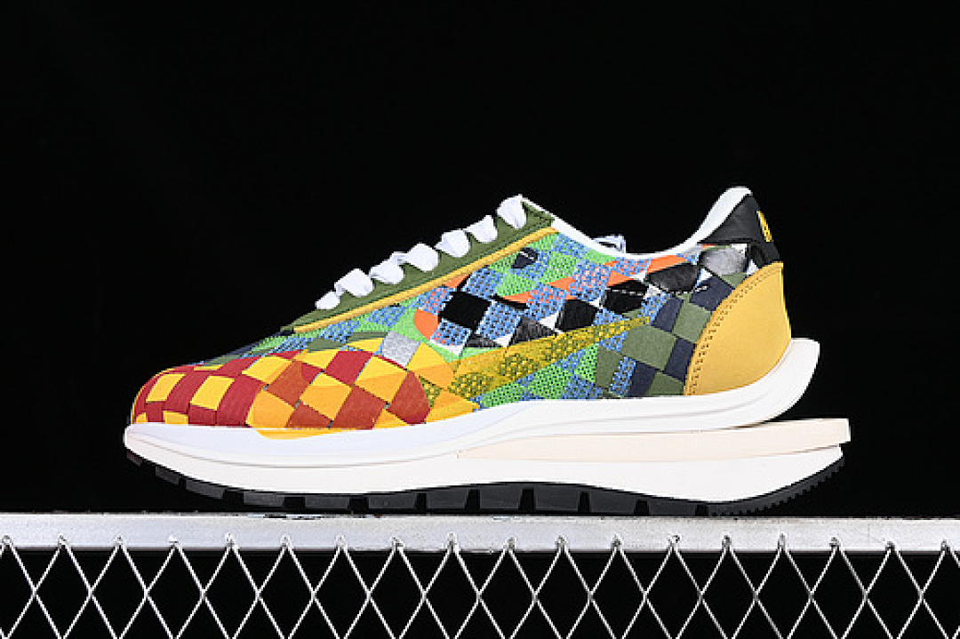 Sacai [DR5209-300]-[SACAI WOVEN 4.0 GREEN/BLACK/GOLD/ORANGE]-[WOMAN:36-39]-[MAN:40-45], photo 1
