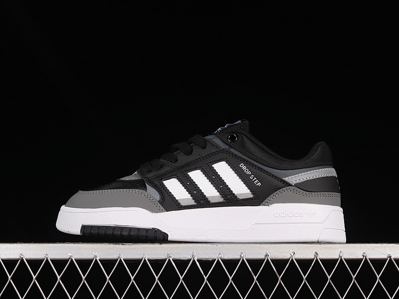 DROP STEP XL LOW SHOES CORE BLACK/DARK GREY-CLOUD WHITE · GW9733, photo 1