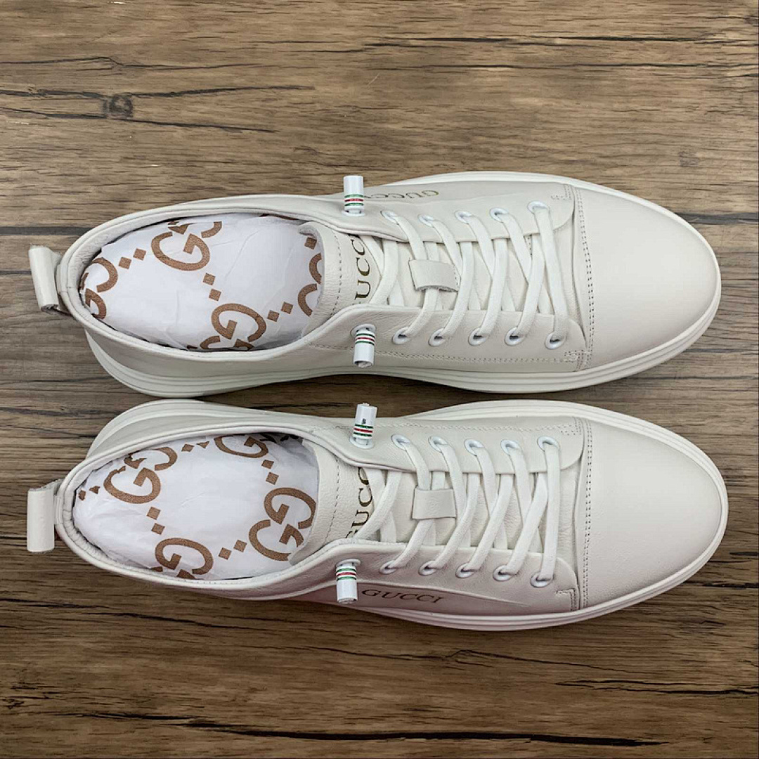 Gucci [GU*CCI ACE EMBROIDERED LOW-TOP SNEAKER WHITE/WHITE/RED]-[MAN:38-44] - Image 10