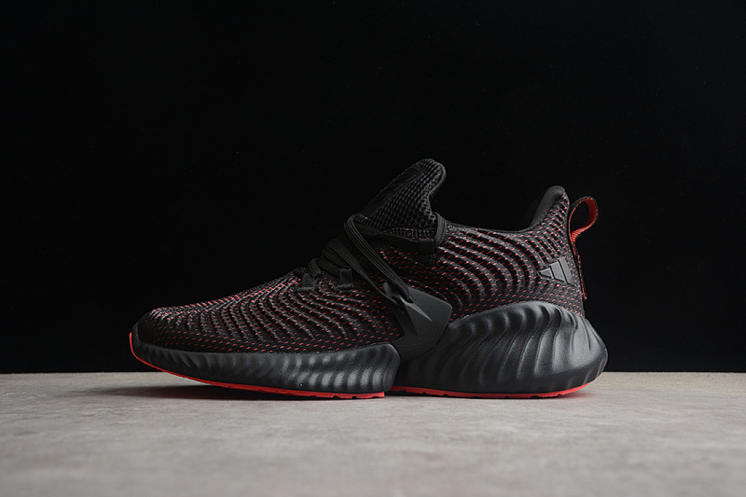 Unbranded [D96536]-[ALPHABOUNCE BEYOND SHOES CORE BLACK/CORE BLACK/RED]-[WOMAN:36-39]-[MAN:40-45], photo 1