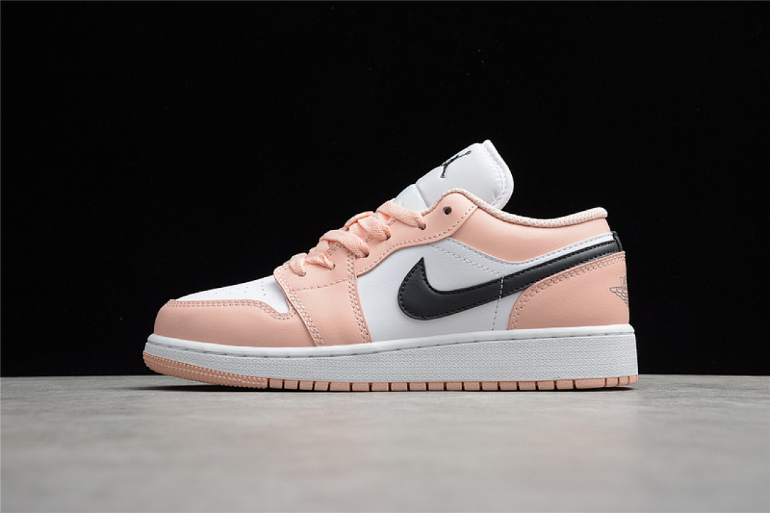 Nike [553560-800]-[CJ AIR JORDAN 1 LOW GS LIGHT ARCTIC PINK/WHITE/BLACK]-[WOMAN:35.5-40], photo 1