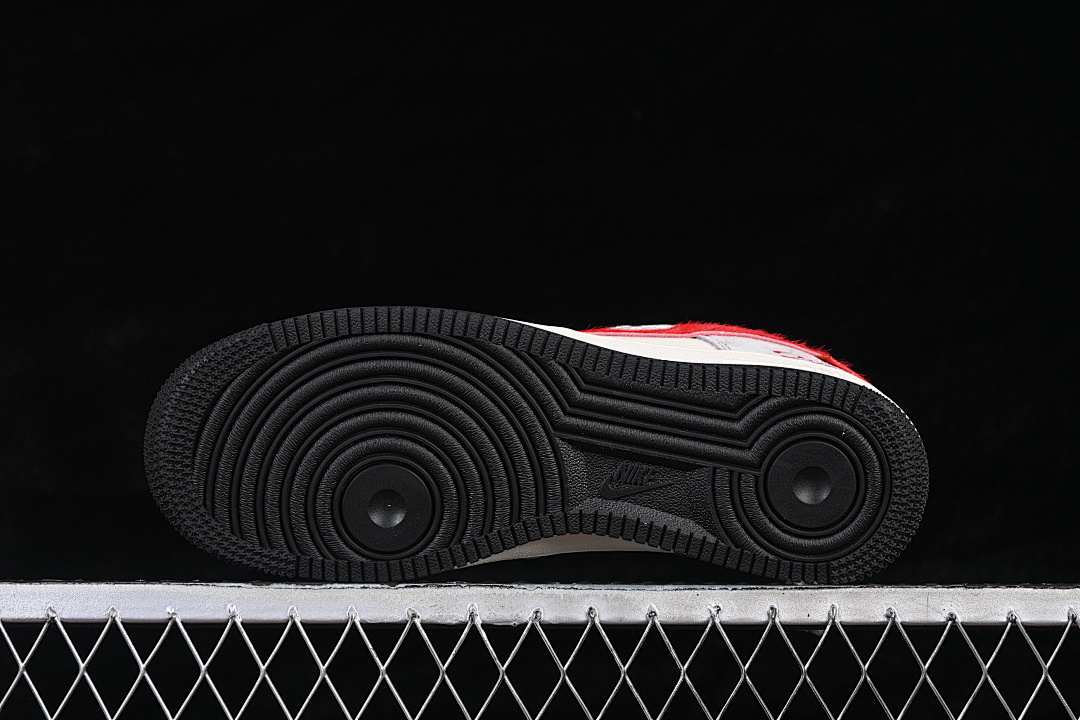 Nike [HT5088-632]-[AIR FORCE 1 07 LOW CASUAL SNEAKERS WHITE/GREY/RED]-[WOMAN:36-39]-[MAN:40-45] - Image 15