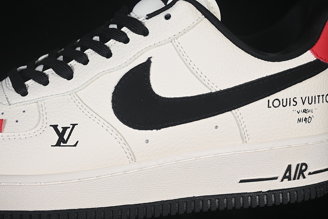 Nike [DN1688-815]-[AIR FORCE 1 07 LOW CASUAL SNEAKERS WHITE/BLACK]-[WOMAN:36-39]-[MAN:40-45] - Image 8