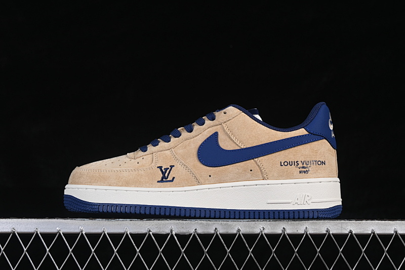Nike Nike AIR FORCE 1 07 LOW BROWN/WHITE/NAVY BLUE · FQ3545-300, photo 1