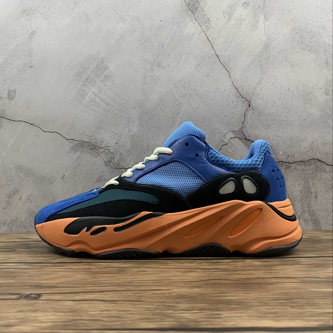 Adidas [GZ0541]-[YEEZY BOOST 700 BRIGHT BLUE/CORE BLACK//ORANGE]-[WOMAN:36-39]-[MAN:40-47], photo 1
