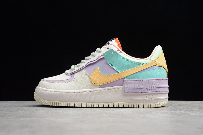 Nike Nike AIR FORCE 1 SHADOW PALE IVORY/CELESTIAL GOLD/TROPICAL TWIST · CI0919-101, photo 1
