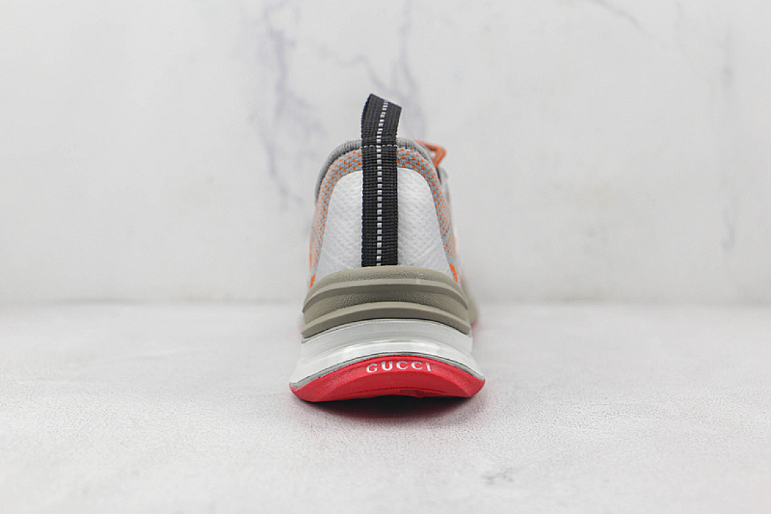 Gucci [GU*CCI 2022 FLYKNIT SNEAKERS GREY/RED/WHITE]-[WOMAN:36-39]-[MAN:40-46] - Image 2