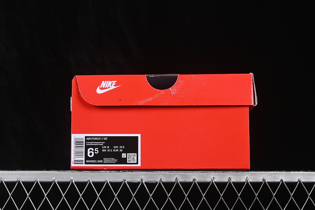 Nike [NH0601-608]-[AIR FORCE 1 07 LOW CASUAL SNEAKERS WHITE/GREY]-[WOMAN:36-39]-[MAN:40-45] - Image 12