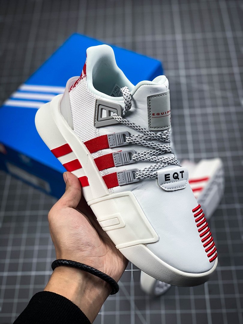 EQT BASK ADV CLOUD WHITE/LIGHT GREY/RED · FW4250, photo 1