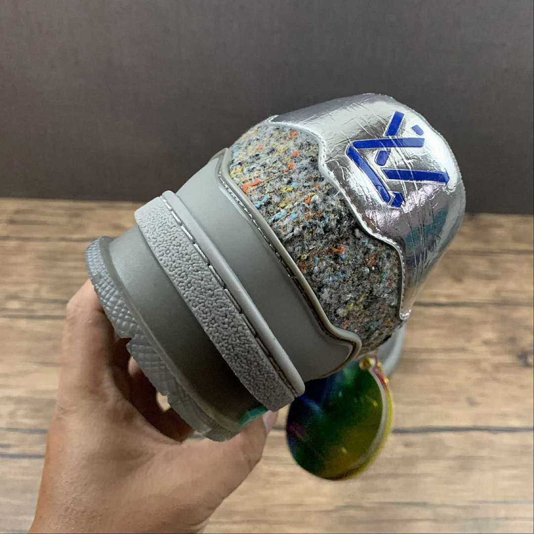 Louis Vuitton [L*V TRAINER SNEAKERS GREY/SILVER/MULTI-COLOR]-[MAN:38-45] - Image 6