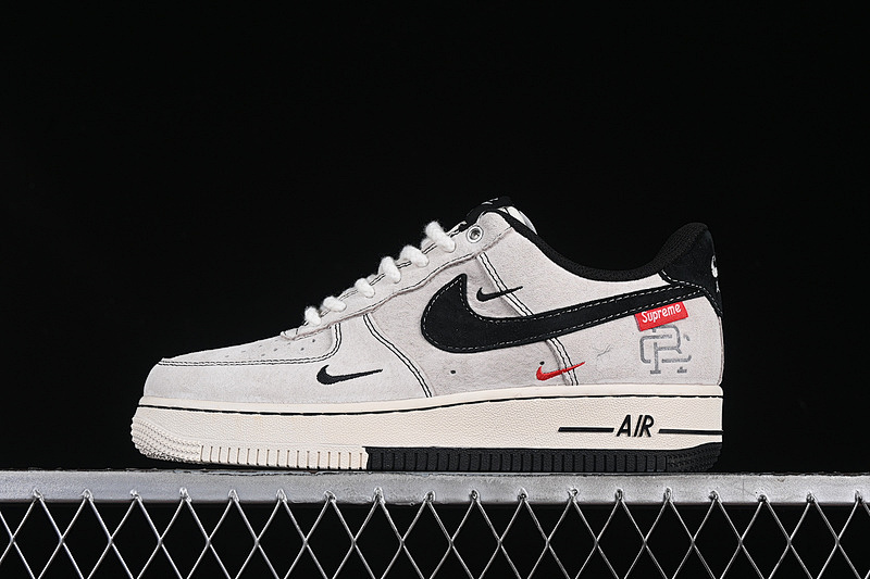 Nike Nike AIR FORCE 1 07 LOW GREY/BLACK · SJ6698-021, photo 1