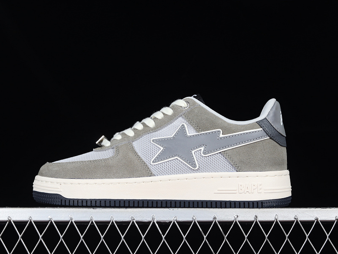 Bape Bape [HUMAN MADE STA SK8 TO NIGO GREY/GREY/OFF WHITE]-[WOMAN:36-39]-[MAN:40-46], photo 1