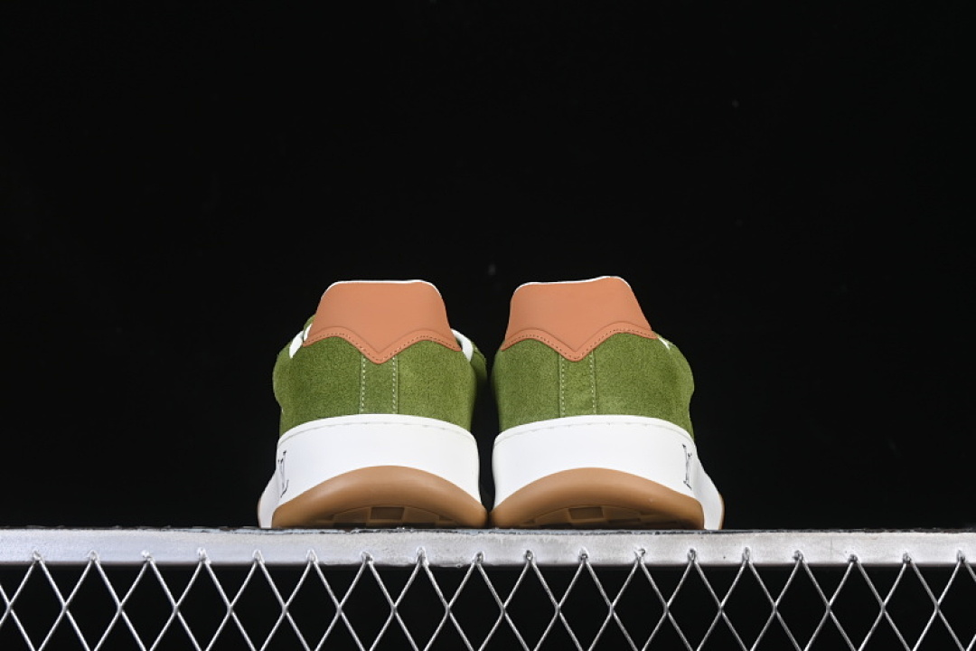 Louis Vuitton [LOUIS VUITTON SKATE SNEAKER CLASSIC 2025SS GREEN/WHITE]-[MAN:39-45] - Image 14