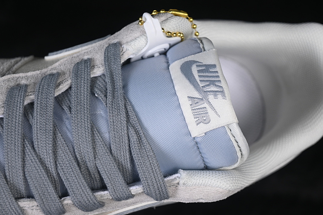 Nike [HT5088-633]-[AIR FORCE 1 07 LOW CASUAL SNEAKERS WHITE/GREY/BLUE]-[WOMAN:36-39]-[MAN:40-45] - Image 9