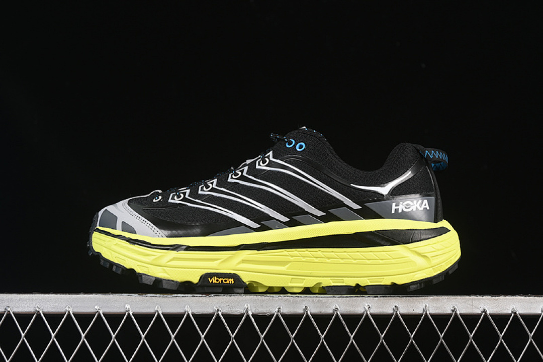 Hoka Hoka [1141572 BHK]-[ MAFATE THREE 2 BLACK/GREY/YELLOW]-[WOMAN:36-39]-[MAN:40-45], photo 1