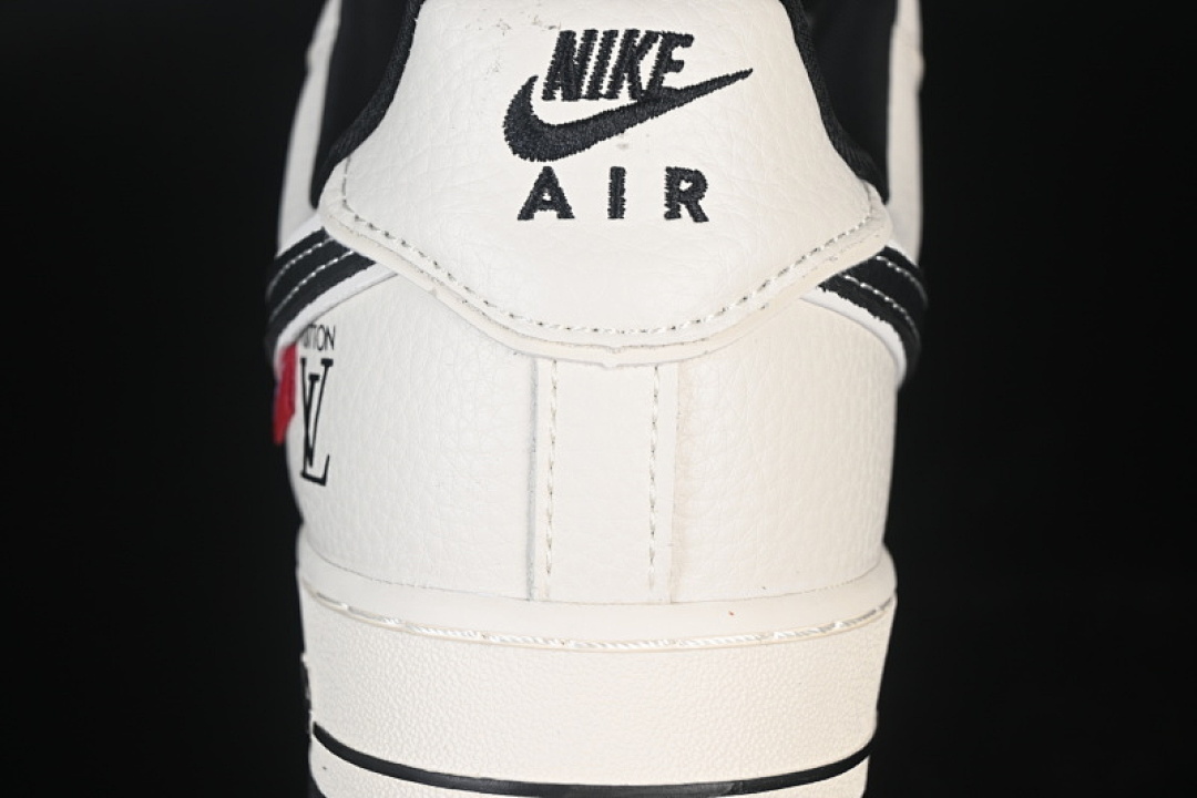 Nike [DD1982-321]-[AIR FORCE 1 07 LOW CASUAL SNEAKERS BLACK/WHITE]-[WOMAN:36-39]-[MAN:40-45] - Image 6