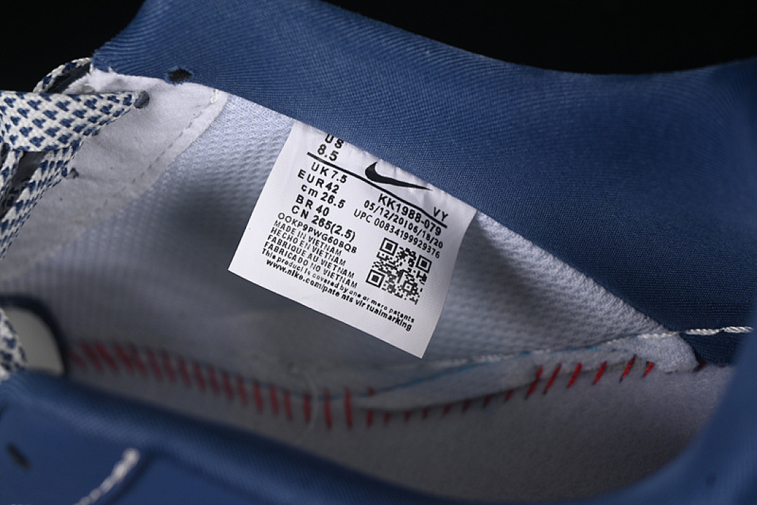 Nike [KK1988-079]-[AIR FORCE 1 07 LOW FOG WHITE/BLUE]-[WOMAN:36-39]-[MAN:40-45] - Image 6