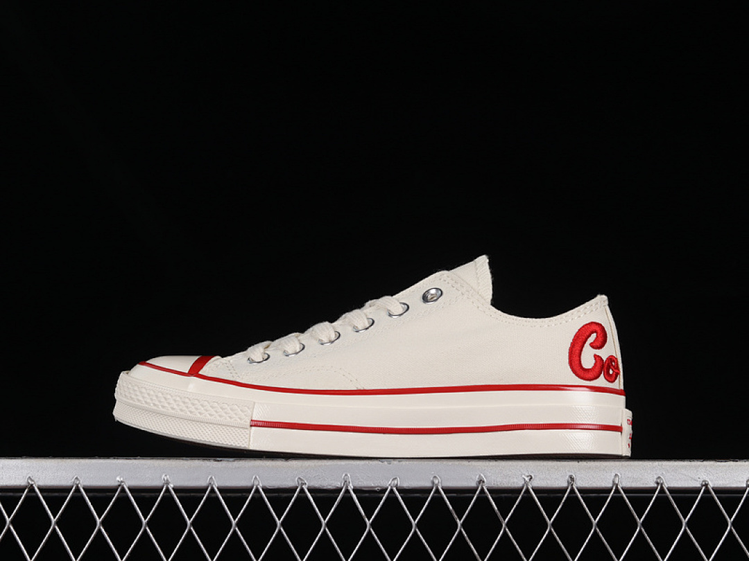 Converse [A04176C]-[COCA-COLA X CHUCK TAYLOR ALL-STAR 70S LOW WHITE/WHITE/RED]-[WOMAN:35-39]-[MAN:40-44], photo 1