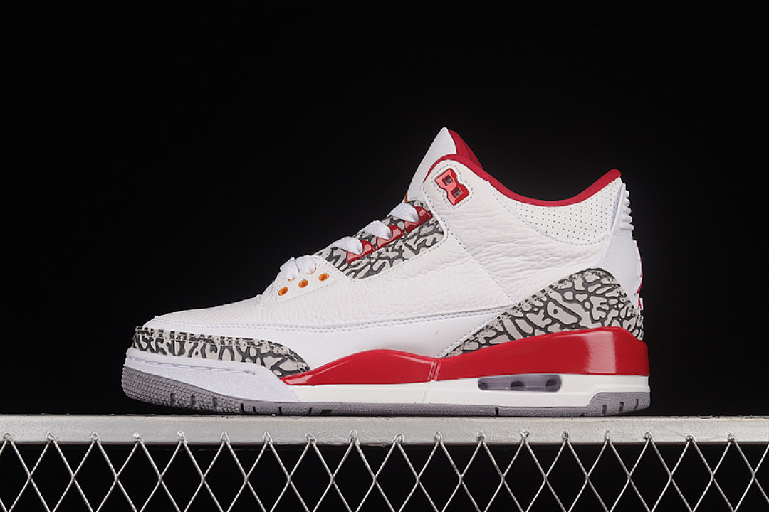 Jordan [CT8532-126]-[AIR JORDAN 3 RETRO WHITE/LIGHT CURRY/CARDINAL RED/CEMENT GREY]-[MAN:40-47.5], photo 1