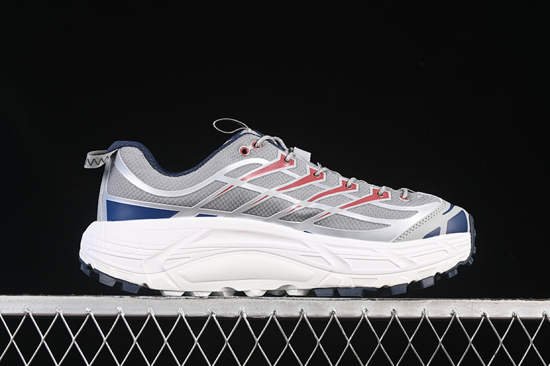 Hoka [1141572 LOSP]-[HOKA MAFATE THREE 2 GREY/WHITE/BLUE]-[WOMAN:36-39]-[MAN:40-45] - Image 2