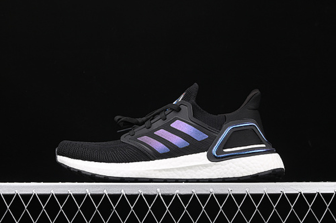 On Running [EG0692]-[ULTRABOOST 20 SHOES CORE BLACK/BOOST BLUE VIOLET MET./CLOUD (WHITE]), photo 1