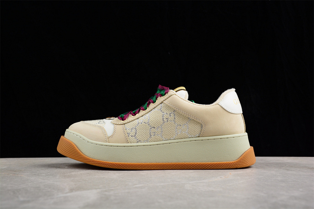 Gucci [GU*CCI SCREENER DIRTY SHOES BEIGE/RED/GREEN/BROWN]-[WOMAN:35-40] - Image 15