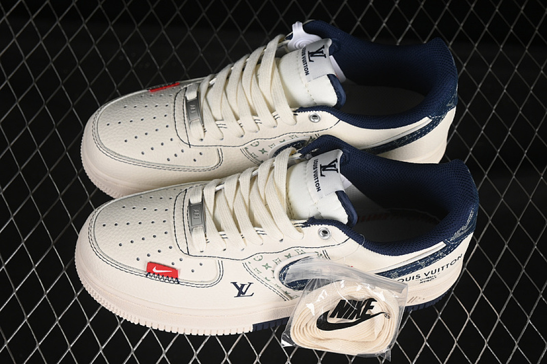 Nike [YX5066-342]-[AIR FORCE 1 07 LOW LV WHITE/BLUE]-[WOMAN:36-39]-[MAN:40-45] - Image 11