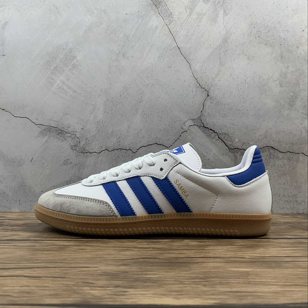 Adidas Adidas SAMBA OG SHOES CLOUD WHITE/BLUE/GUM · EE5450, photo 1