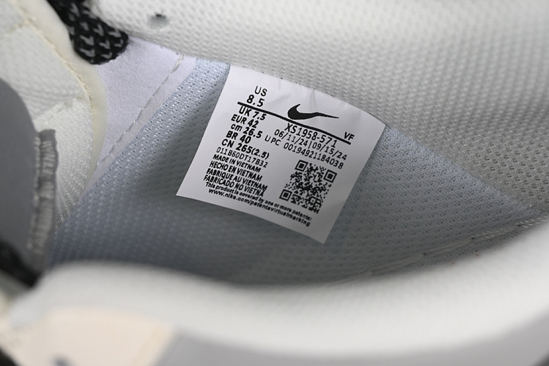 Nike [XS1958-571]-[AIR FORCE 1 07 LOW BAPE GREY/BLACK/WHITE]-[WOMAN:36-39]-[MAN:40-45] - Image 6
