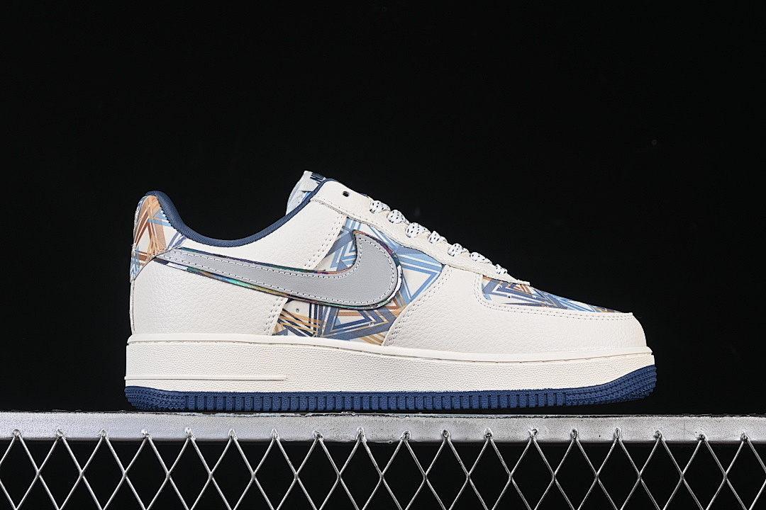 Nike [XL1979-122]-[AIR FORCE 1 07 LOW WHITE/NAVY BLUE]-[WOMAN:36-39]-[MAN:40-45] - Image 16