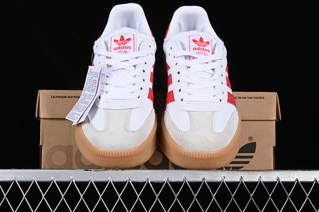Adidas [IE1376]-[SAMBA XLG WHITE/RED/BROWN]-[WOMAN:36-39]-[MAN:40-45] - Image 13