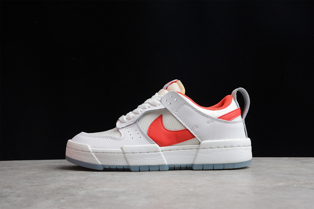 Nike SB DUNK LOW DISRUPT SUMMIT WHITE/GYM RED/PHOTON DUST/SAIL · CK6654-101, photo 1
