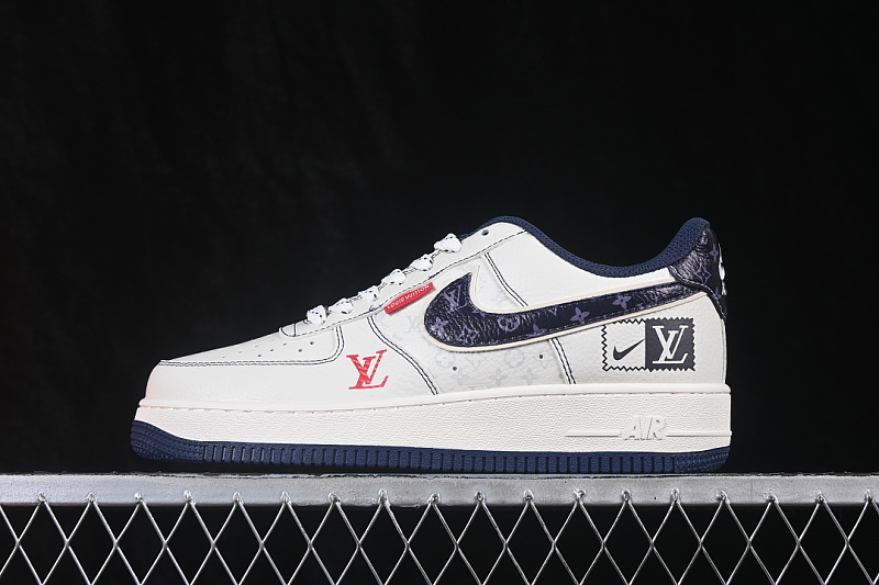 Nike Nike AIR FORCE 1 07 LOW CASUAL SNEAKERS BLACK/WHITE · MM3399-825, photo 1