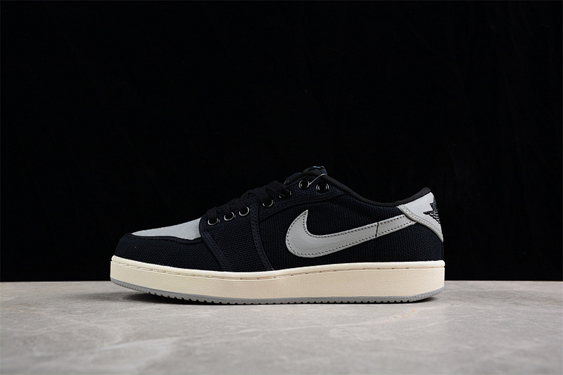 Jordan AIR Jordan 1 KO LOW SHADOW BLACK/SAIL/MEDIUM GREY · DX4981-002, photo 1
