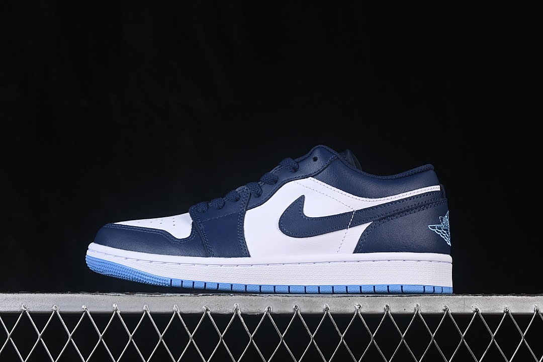 Jordan [553558-404]-[JORDAN 1 LOW MIDNIGHT NAVY/WHITE/UNIVERSITY BLUE]-[WOMAN:39]-[MAN:40-46], photo 1