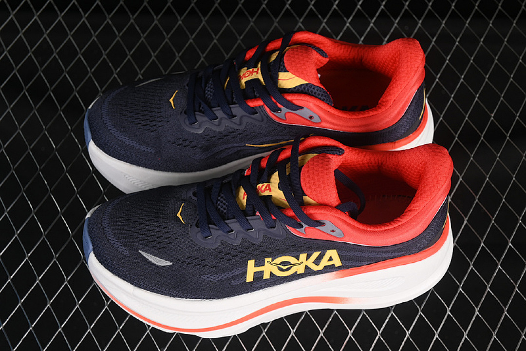 On Running [1162011 VLD]-[HOKA ONE BONDI 9 WHITE/BLUE/RED]-[WOMAN:36-39]-[MAN:40-45] - Image 11